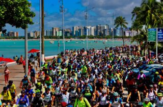 Evento destacou a importância da bicicleta como meio de transporte sustentável e da mobilidade urbana como ferramenta para a construção de cidades ambientalmente responsáveis. Benvau Fon/Ascom IMA