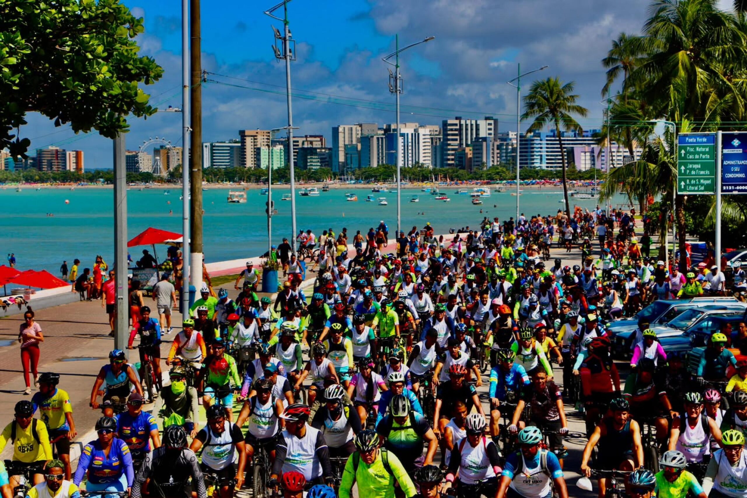 Evento destacou a importância da bicicleta como meio de transporte sustentável e da mobilidade urbana como ferramenta para a construção de cidades ambientalmente responsáveis. Benvau Fon/Ascom IMA